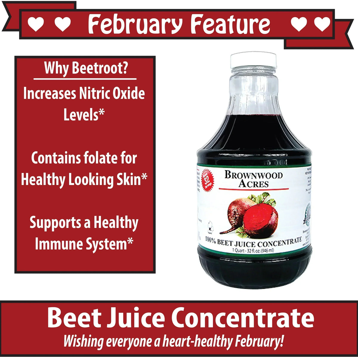 February Featured Product: Beet Juice Concentrate