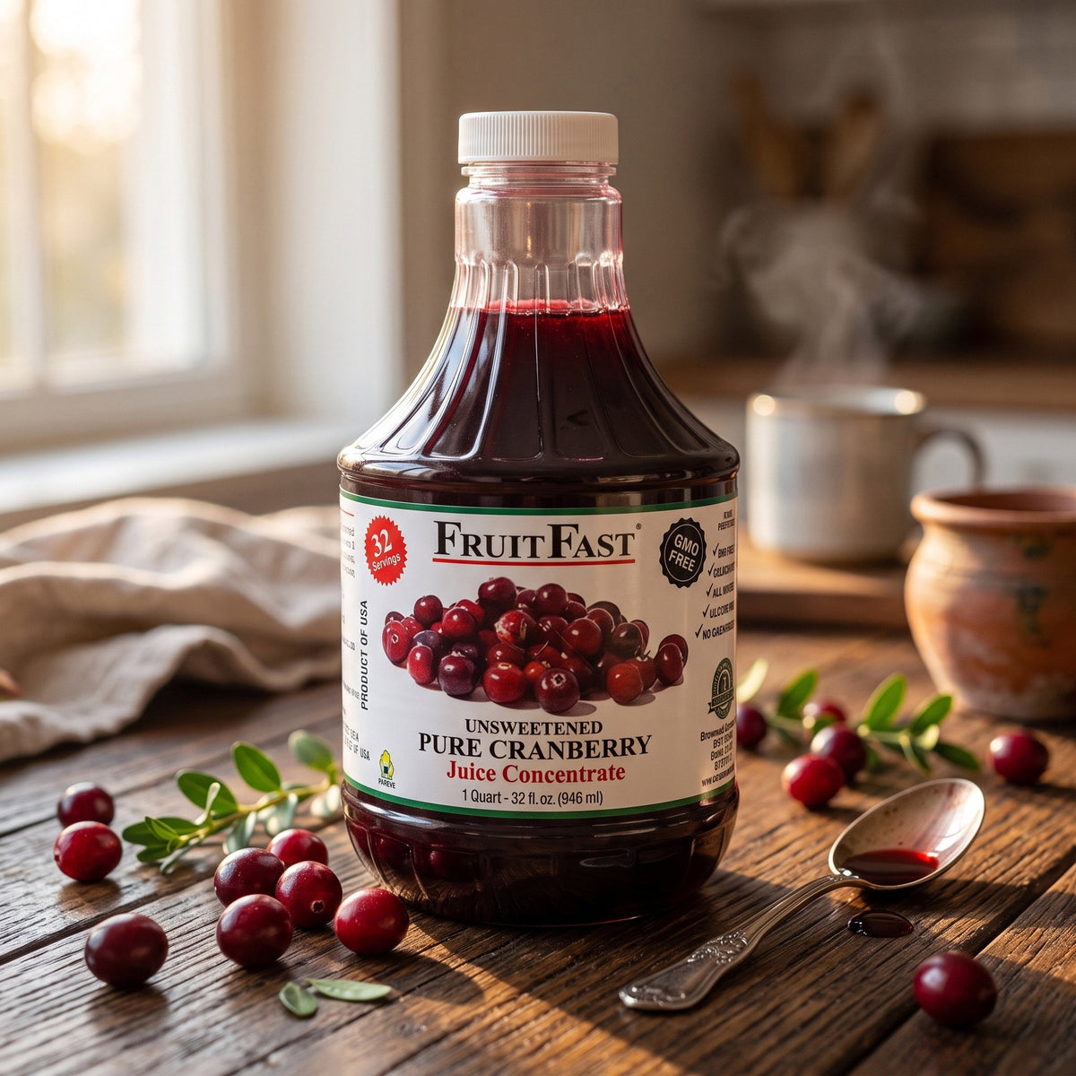 FruitFast Cranberry Juice Concentrate (32 oz)